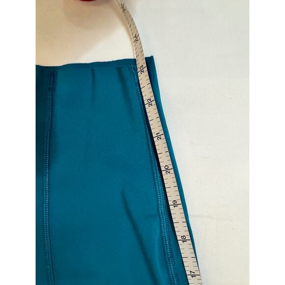 Lululemon Leggings Women’s 6 Blue Fast Free 25” Teal Nulux Pockets Athleisure - Picture 8 of 9
